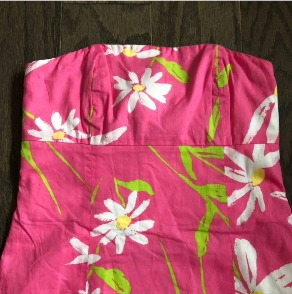 NWT Lilly Pulitzer Franco Dress Hotty Pink Twirlers Size 4 - Picture 5 of 10